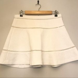 Banana Republic White Skirt